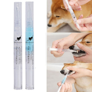 Pets Dog Teeth Cleaning Whitening Pen Teeth Cleaning Pen Dogs Cats Natural Plants Tartar Remover Tool Suitable For All Pets #7