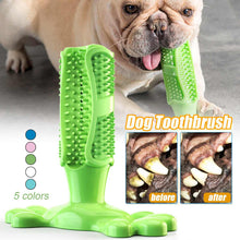Load image into Gallery viewer, Pet Dog Toothbrush Chew Toy Doggy Brush Stick Soft Rubber Teeth Cleaning Dot Massage Toothpaste for Small dogs Pets Toothbrushes
