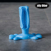 Load image into Gallery viewer, Pet Dog Toothbrush Chew Toy Doggy Brush Stick Soft Rubber Teeth Cleaning Dot Massage Toothpaste for Small dogs Pets Toothbrushes
