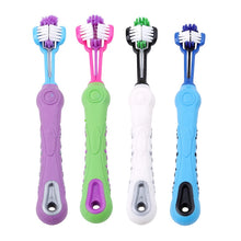Load image into Gallery viewer, Hot Selling Three Sided Pet Toothbrush Dog Brush Addition Bad Breath Tartar Teeth Care Dog Cat Cleaning Mouth YH-461651
