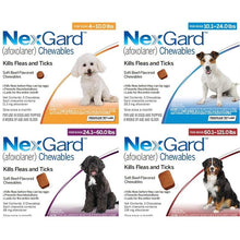 Load image into Gallery viewer, NexGard Chewable Tablets for Dogs Flea &amp; Tick Oral Treatments
